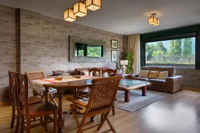 Zona de estar de Peña Sabocos II Apartamento Turístico Panticosa