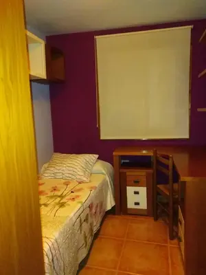 Cama o camas de una habitación en Casa Rural O´LIENO