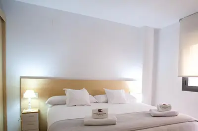 Cama o camas de una habitación en El Portal de María