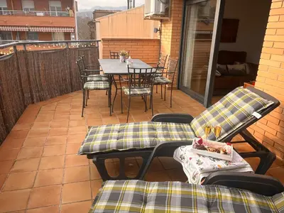 Zona de estar de ACOGEDOR ÁTICO DÚPLEX EN TREMP