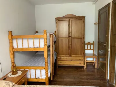 Cama o camas de una habitación en Casa planominguero