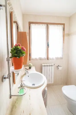 Un baño de Casa rural Gibelea