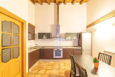 Una cocina o zona de cocina en Casa rural Gibelea txiki