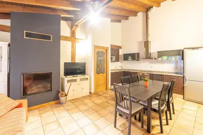 Una cocina o zona de cocina en Casa rural Gibelea txiki