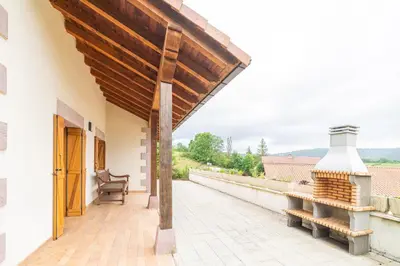 Un balcón o terraza de Casa rural Gibelea y Gibelea Txiki