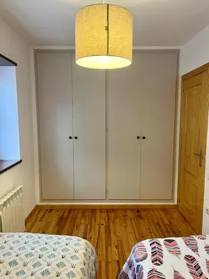 Cama o camas de una habitación en Inmocyma La terraceta de Linsoles-Valle de Benasque