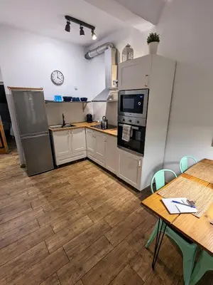 Una cocina o zona de cocina en Precioso y acogedor piso en la Seu de Urgell