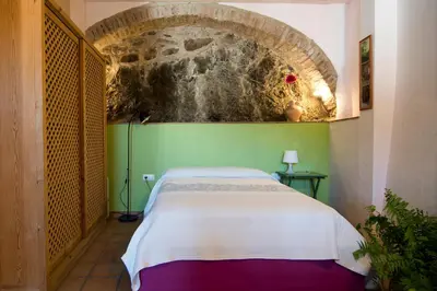 Cama o camas de una habitación en LA CASETA DEL PRIORAT II