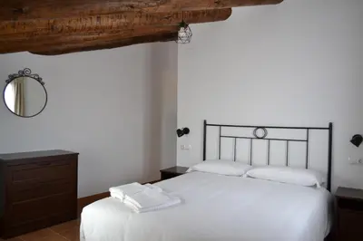 Cama o camas de una habitación en Rincón de Guara