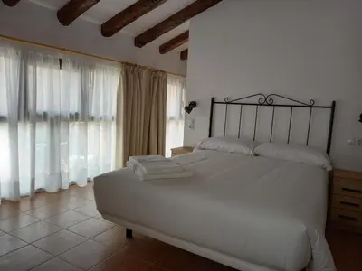 Cama o camas de una habitación en Rincón de Guara