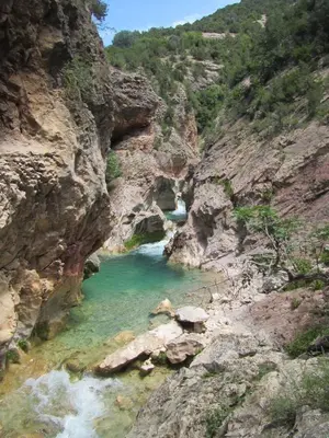 Paisaje cerca de este albergue