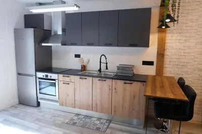 Una cocina o zona de cocina en Rita, apartament ideal per a dos