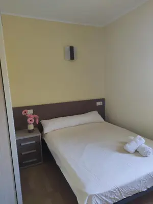 Cama o camas de una habitación en Albergue rural l'Almada de Yebra