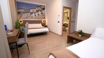Cama o camas de una habitación en Encanto Tarazona