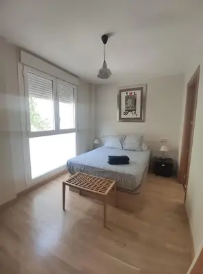 Cama o camas de una habitación en Apartamento Libertad