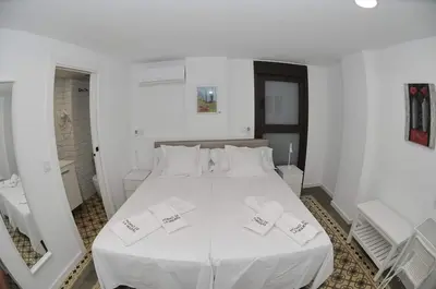 Cama o camas de una habitación en Horno de la Higuera Alojamiento
