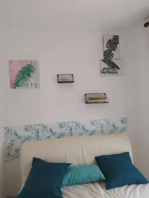 Cama o camas de una habitación en Cal Ferrer de Tarres