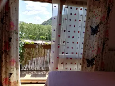 Cama o camas de una habitación en Casas Natura - Centro Graus