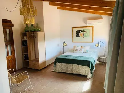 Cama o camas de una habitación en Castillo de Bulbuente de Luis Zueco
