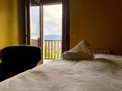 Cama o camas de una habitación en Badaguás (Jaca) - Duplex en el Pirineo