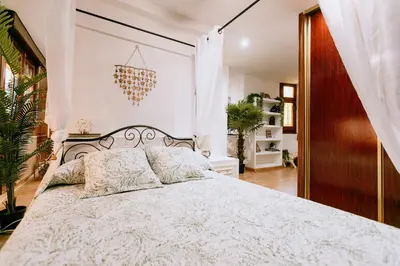 Cama o camas de una habitación en Capricho de Vidania