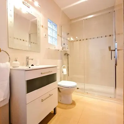 Un baño de Ático en Monzón