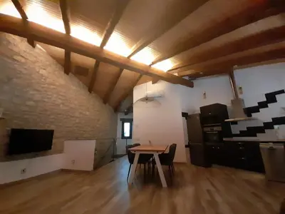 Una televisión o centro de entretenimiento en Pati de Cal Espardenyer