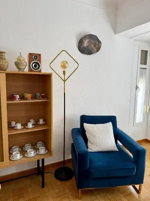 Zona de estar de Apartamento Único en Plaza del Pilar