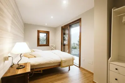 Cama o camas de una habitación en La Borda de Jaime