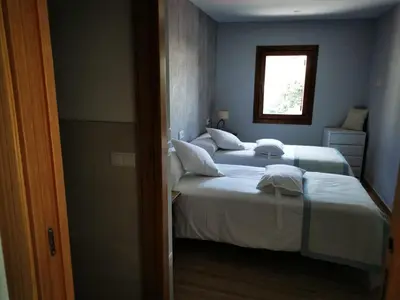 Cama o camas de una habitación en La Borda de Jaime