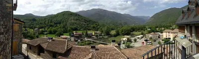 Vista general de una montaña o vista desde el apartamento