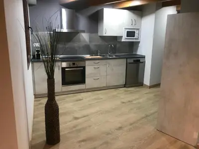 Una cocina o zona de cocina en Parada de Txambonet 3
