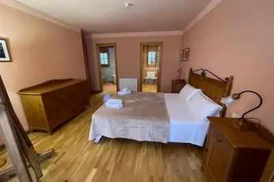 Cama o camas de una habitación en Cal Albert Isona