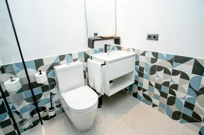 Un baño de MOCHO-RURAL-HOME ESTUDIO