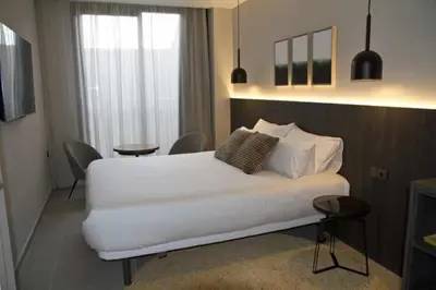 Cama o camas de una habitación en MOCHO-RURAL-HOME ESTUDIO