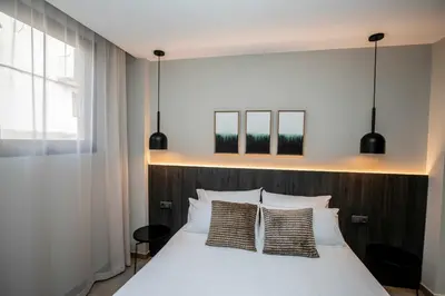 Cama o camas de una habitación en MOCHO-RURAL -HOME ADAPTADO