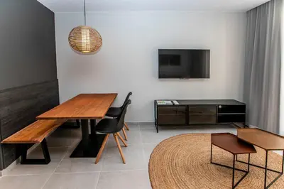 Una televisión o centro de entretenimiento en MOCHO- RURAL- HOME VILLANUEVA A