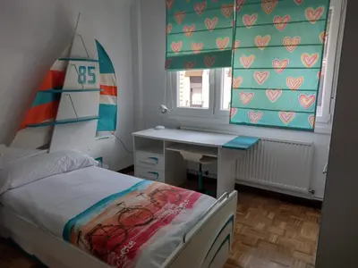 Cama o camas de una habitación en Lizarra 49