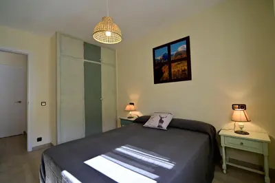 Cama o camas de una habitación en Casa Guineu