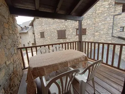 Un balcón o terraza de Inmocyma Residencial Linsoles-Valle de Benasque
