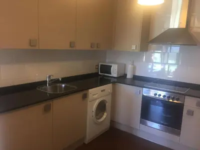 Una cocina o zona de cocina en Apartamento Balcón de Jaca