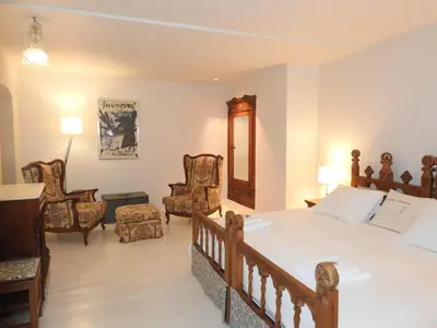 Cama o camas de una habitación en Biescas Apartamento Casa Josito La Cadiera