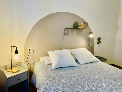 Cama o camas de una habitación en Apartamento Alba 2