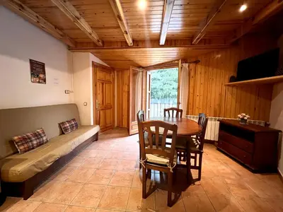 Zona de estar de Apartament Àtic d'Espot - L'Amfitriona