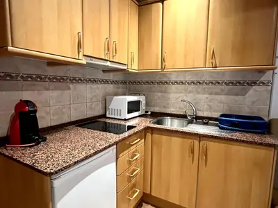 Una cocina o zona de cocina en Apartament Àtic d'Espot - L'Amfitriona