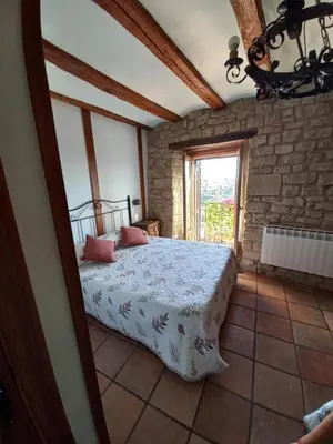 Cama o camas de una habitación en Casa Rural Las Migas