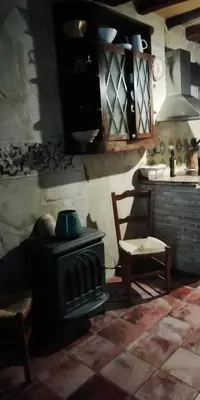 Zona de estar de apartamento Rejola