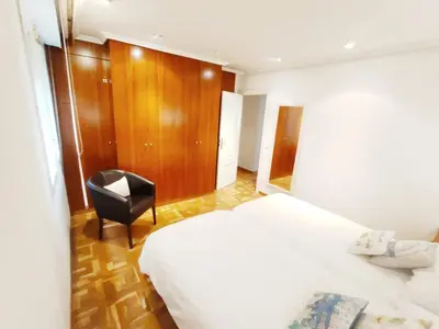 Cama o camas de una habitación en Apartamento turístico San Juan