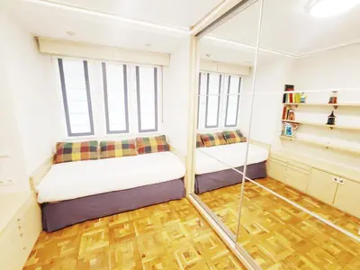 Cama o camas de una habitación en Apartamento turístico San Juan