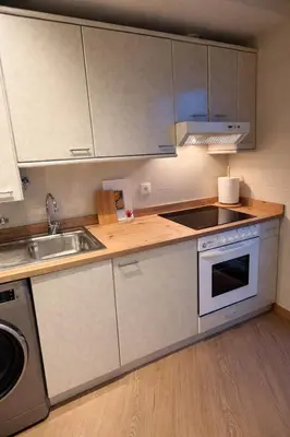 Una cocina o zona de cocina en El Torreón del Pilar. Opción de parking